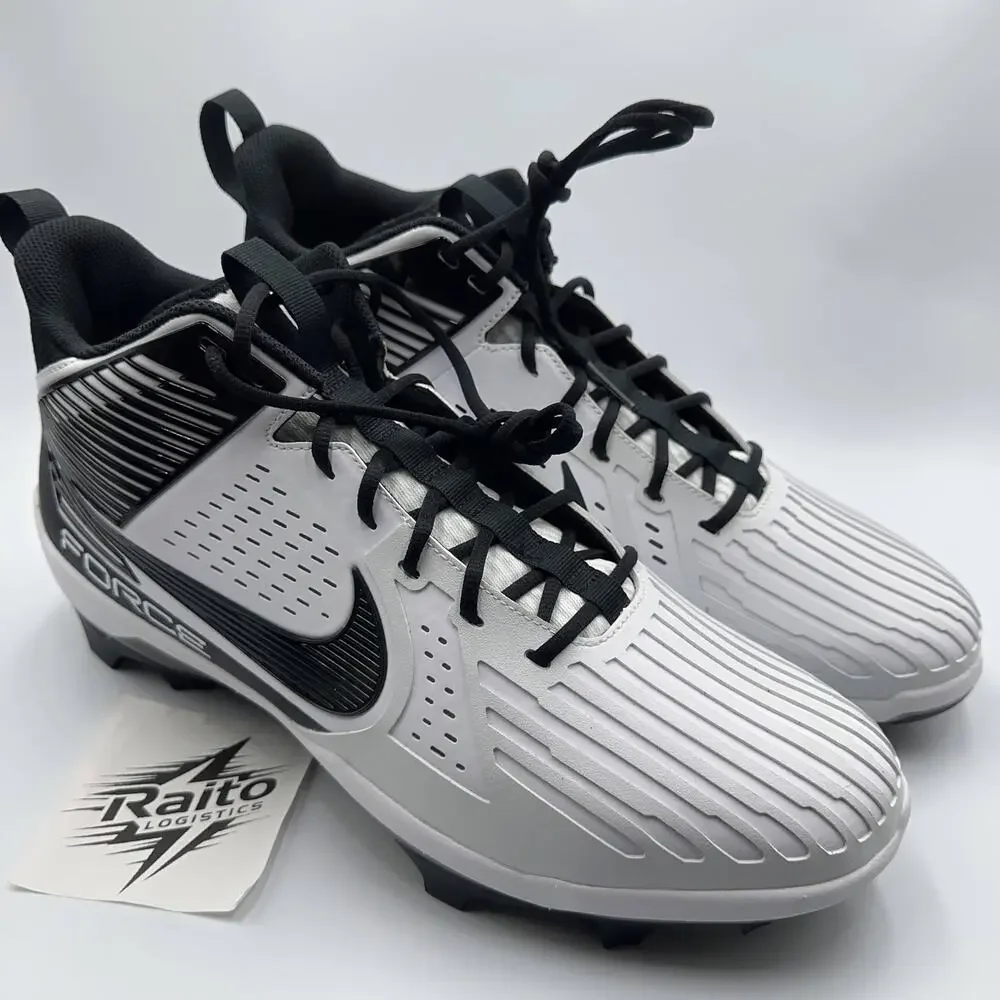 Mens Size 16 Nike Football Cleats Force Savage Pro 3 White Black DA5453-101